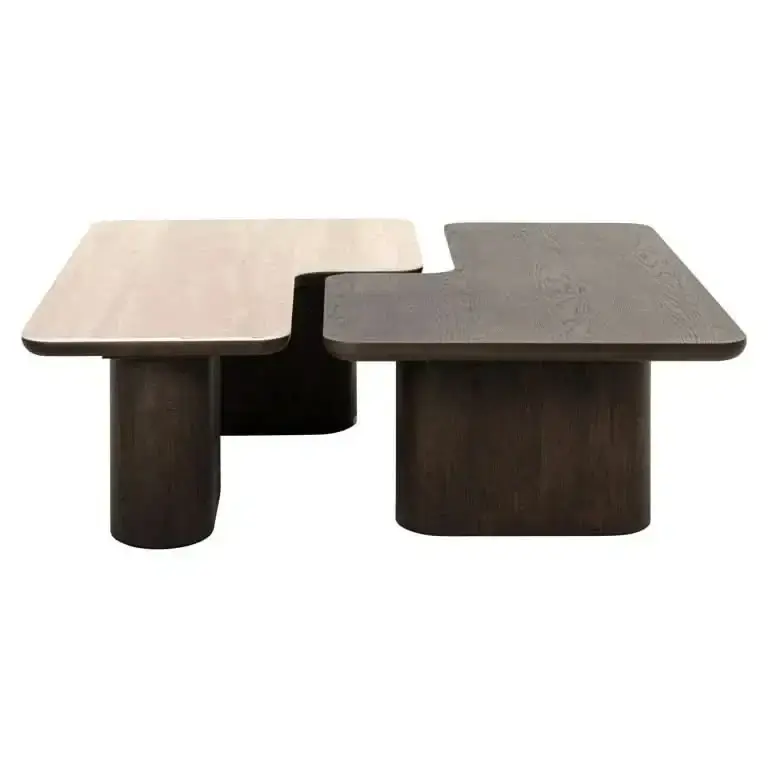 Richmond Interiors Couchtisch Nando – 2er-Set (Brown) Heißes Angebot