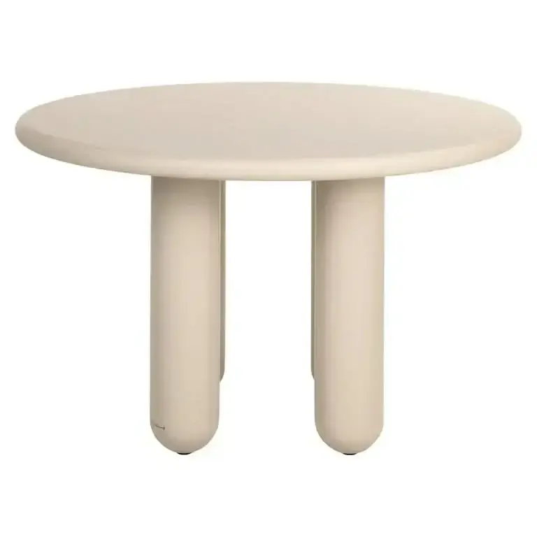 Richmond Interiors Esstisch Calma – Ø120 cm (Beige) Zertifiziert