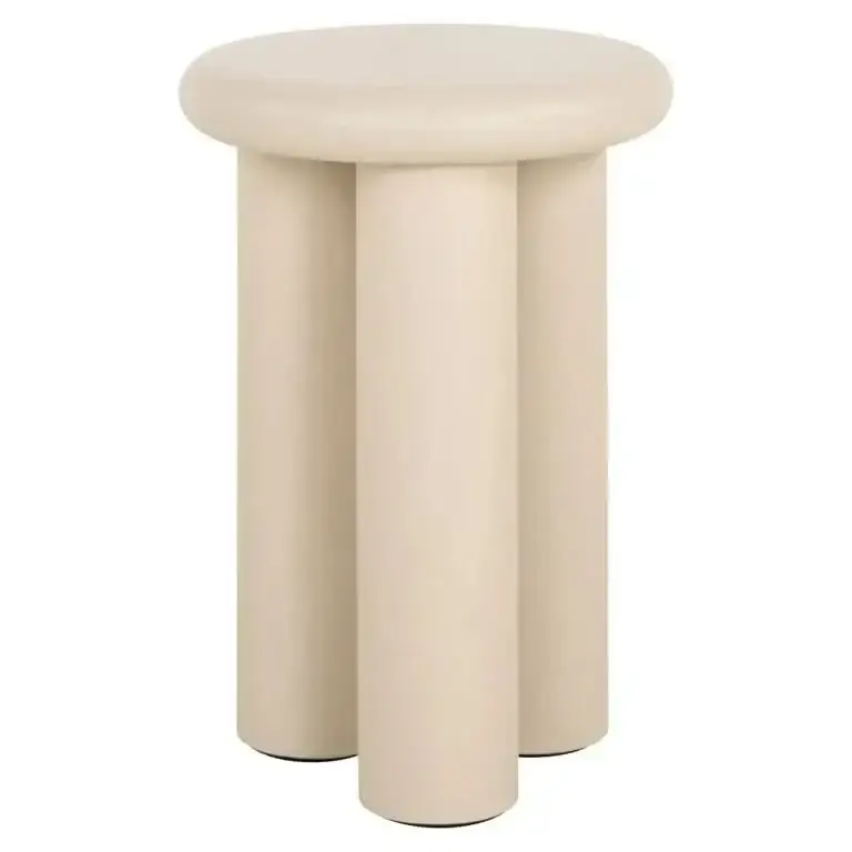 Neuheit Richmond Interiors Beistelltisch Elbaz Calma – Ø35 cm (Beige)