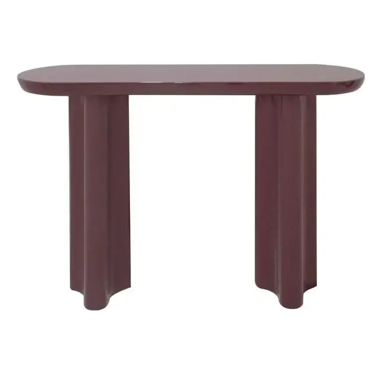 Angebot Richmond Interiors Konsolentisch Sunny – Burgundy (Pantone 19-1617 TCX)