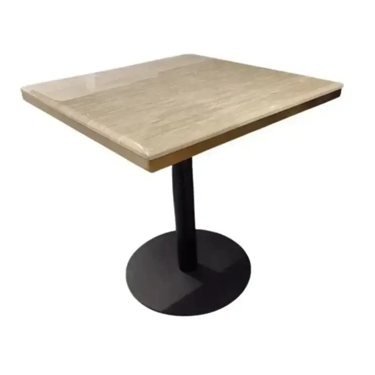 Finale Aktion Richmond Interiors Bistrotisch Brazza 70x70 (Beige)