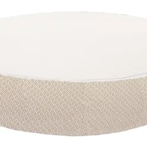 Direktkauf MXHOME Sonnenliege in Weiß und Beige - Outdoor