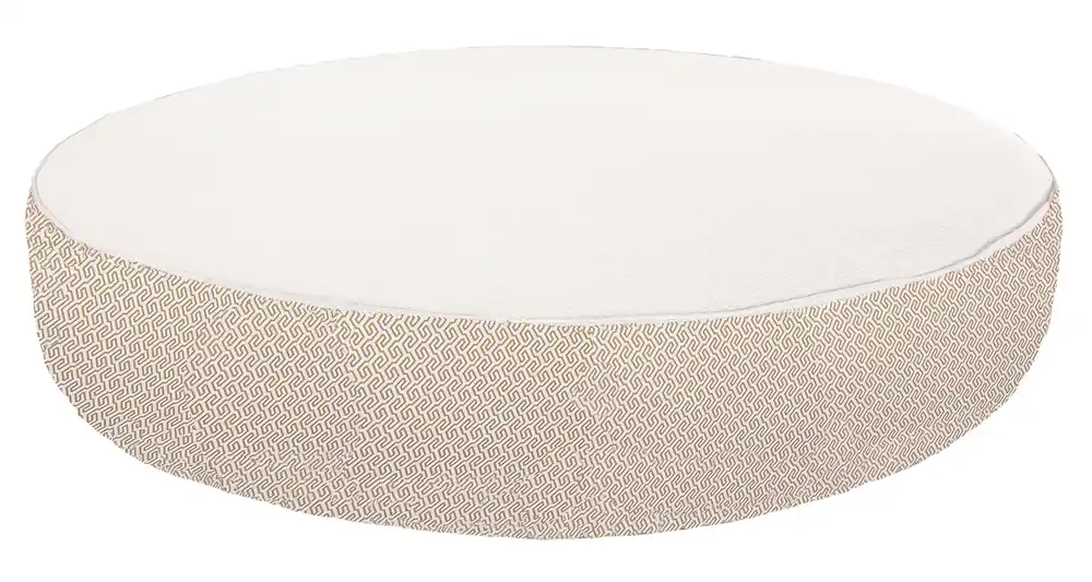 Direktkauf MXHOME Sonnenliege in Weiß und Beige - Outdoor