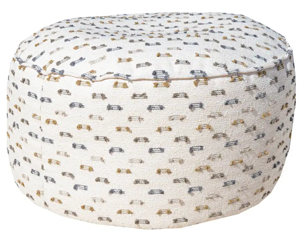 Neu Im Sortiment MXHOME Runder Sitzsack - Stoff „funky“ Größe M - Outdoor