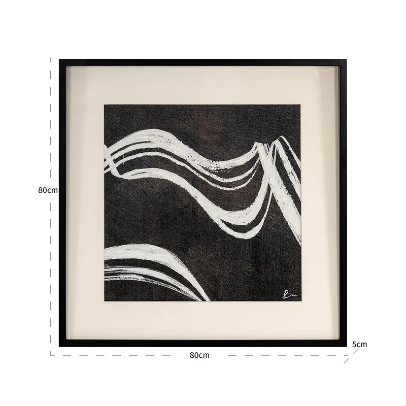 Markenprodukt Richmond Interiors Wandbild Wall Art Jozy | 80x80 cm