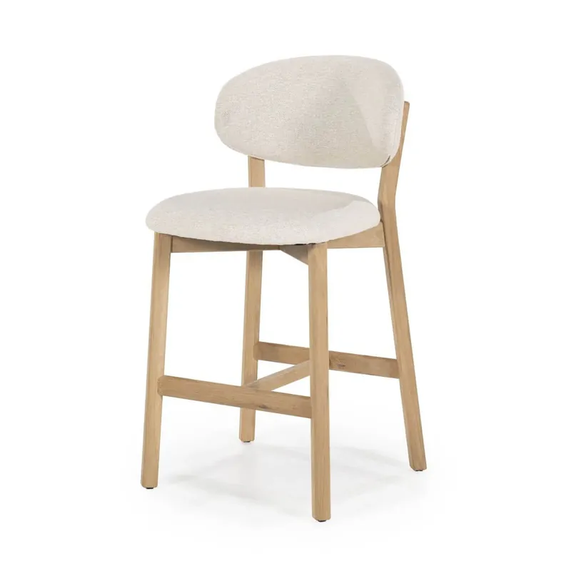 Eleonora Barstuhl Mikky Beige SH 68,5 cm Abverkauf