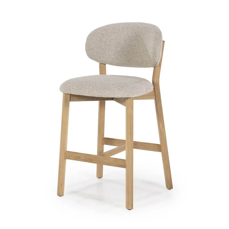 Eleonora Barstuhl Mikky Taupe SH 68,5 cm Knallerangebot