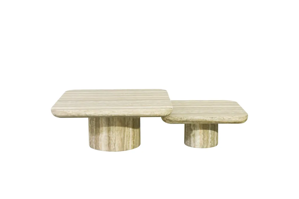 Rabatt Richmond Interiors – Coffee Table Denizly grey (Set of 2)