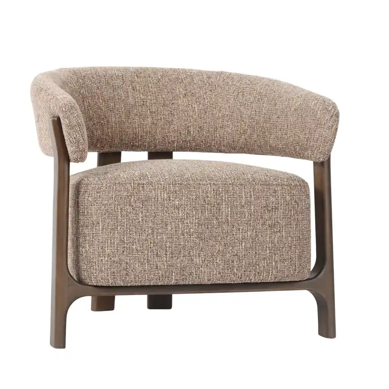 Richmond Interiors – Sessel Dalara brown tweed Preis Gesenkt