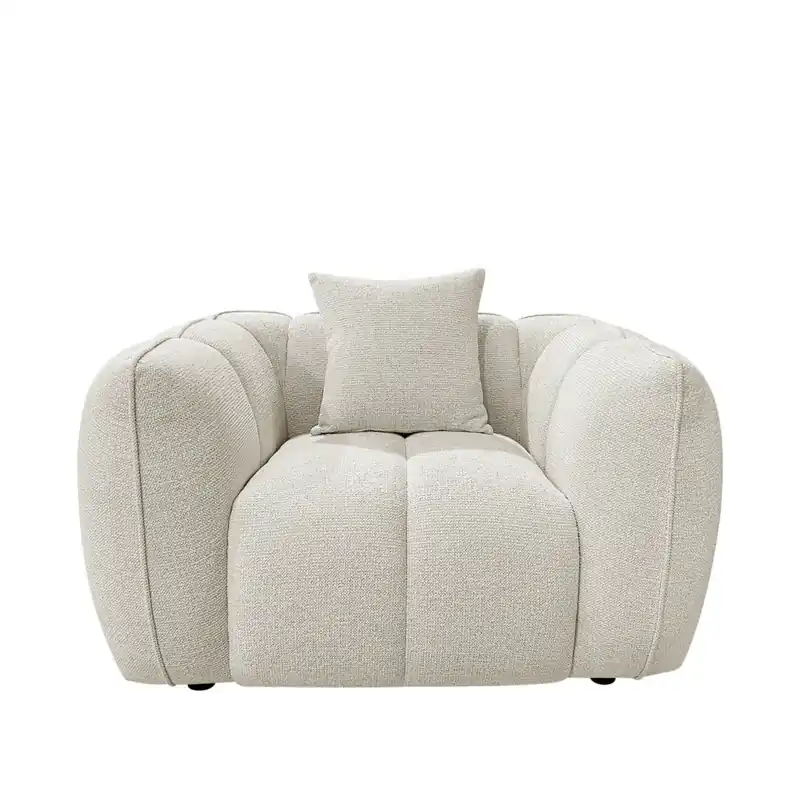 Preisknaller Richmond Interiors – Lounge Sessel Jezebel cream fancy