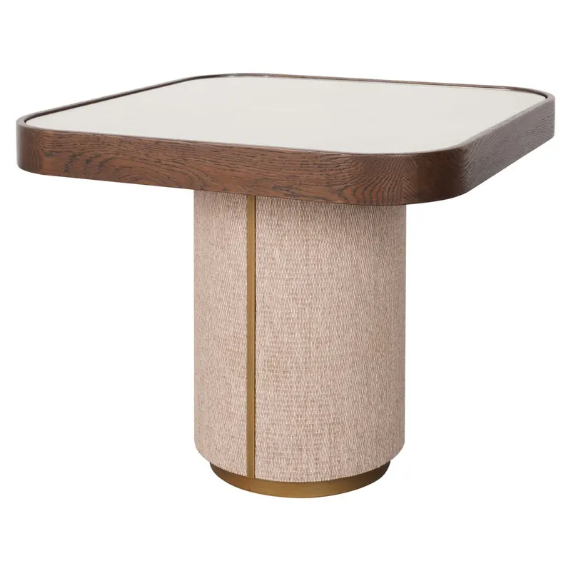 Top-Angebot Richmond Interiors – Beistelltisch Willox Brown (inkl. Glasplatte)