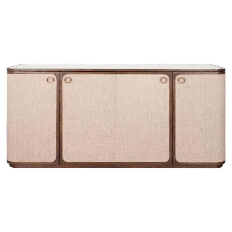 Bestpreis Richmond Interiors – Sideboard Willox Brown (4 Türen)