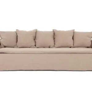 Flamant Florence, Sofa, 245cm x 95cm, 5 Kissen, mit Armlehnen Neue Ware