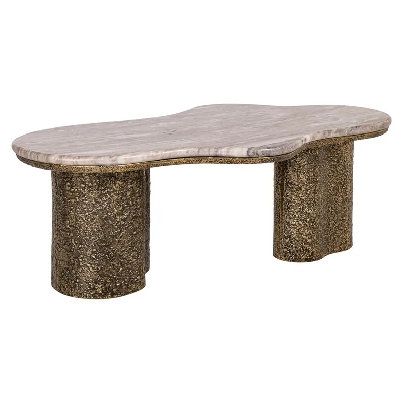 Richmond Interiors – Couchtisch Abandos Brass Antique Preis Gesenkt