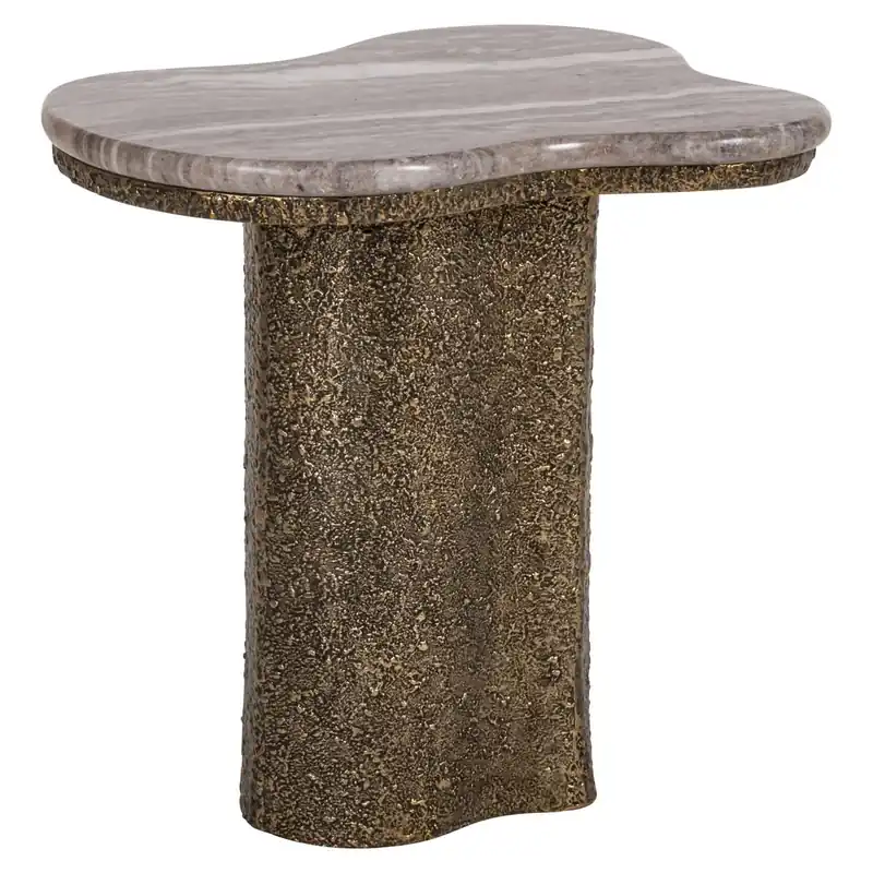 Garantierte Lieferung Richmond Interiors – Beistelltisch Abandos Brass Antique
