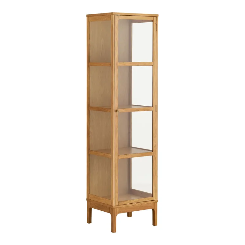 Matera Stockholm Schrank mit Glas 180cm 1 Türig Nur Für Kurze Zeit