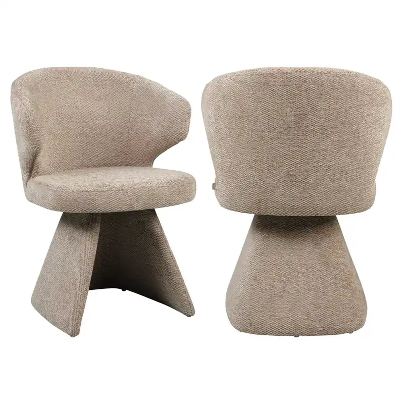 Richmond Interiors Esszimmerstuhl Zenith mocca boldweave Schneller Versand
