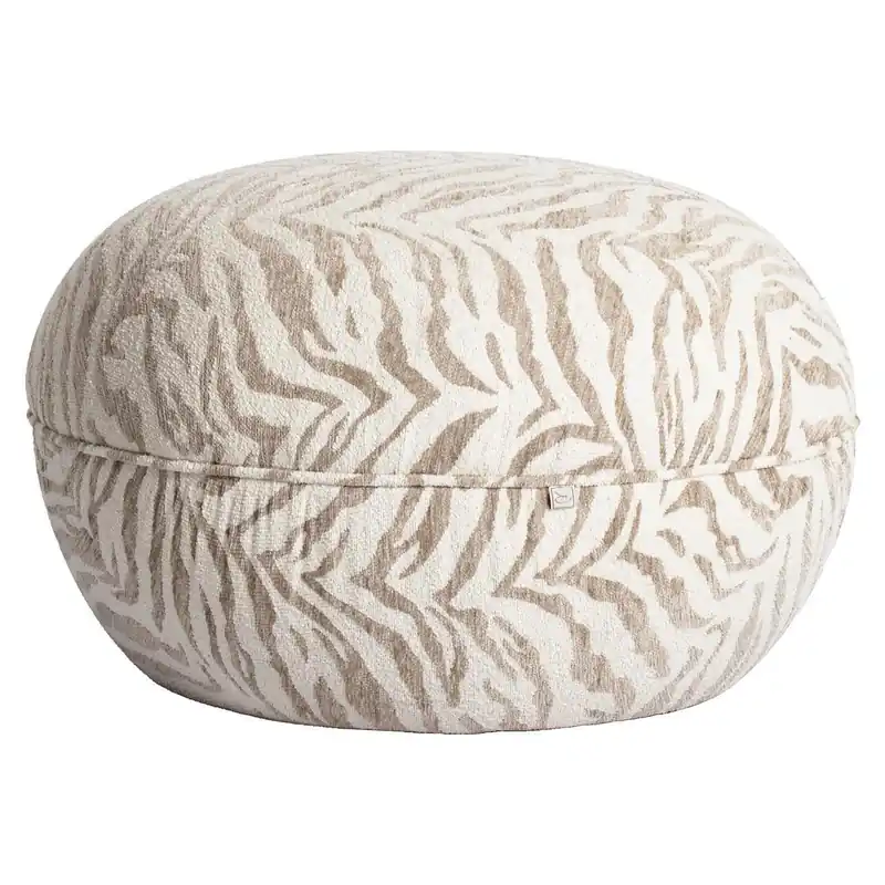 Richmond Interiors Hocker & Fußbank Jace beige tiger Abverkauf