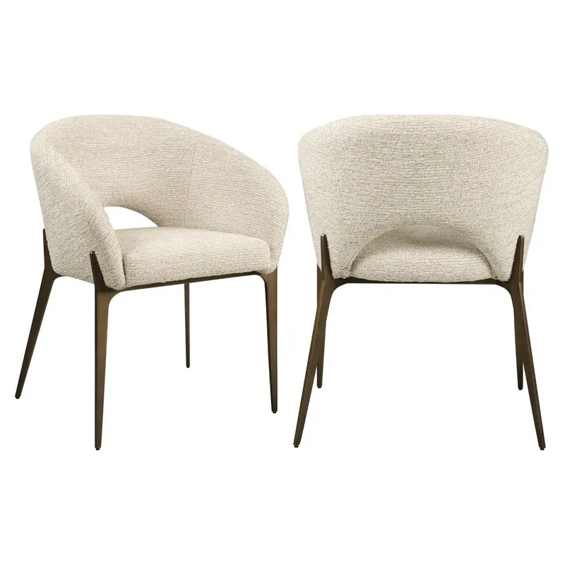 Richmond Interiors Esszimmerstuhl Kenzi natural linear fire retardant Bestpreis