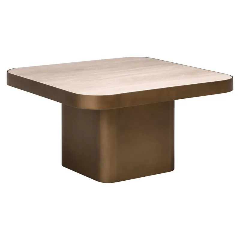 Bestseller Richmond Interiors Couchtisch Claridge beige 70x70 (cumulus)