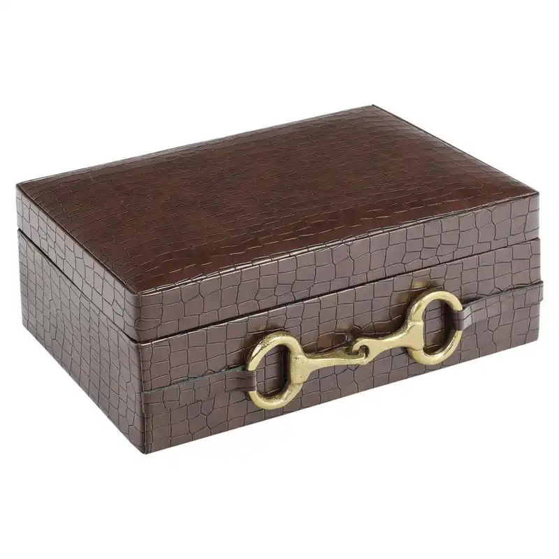 Mega-Angebot Richmond Interiors Aufbewahrungsbox Rex dark brown large