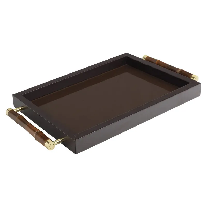 Richmond Interiors Tablett Charley dark brown Preis Gesenkt