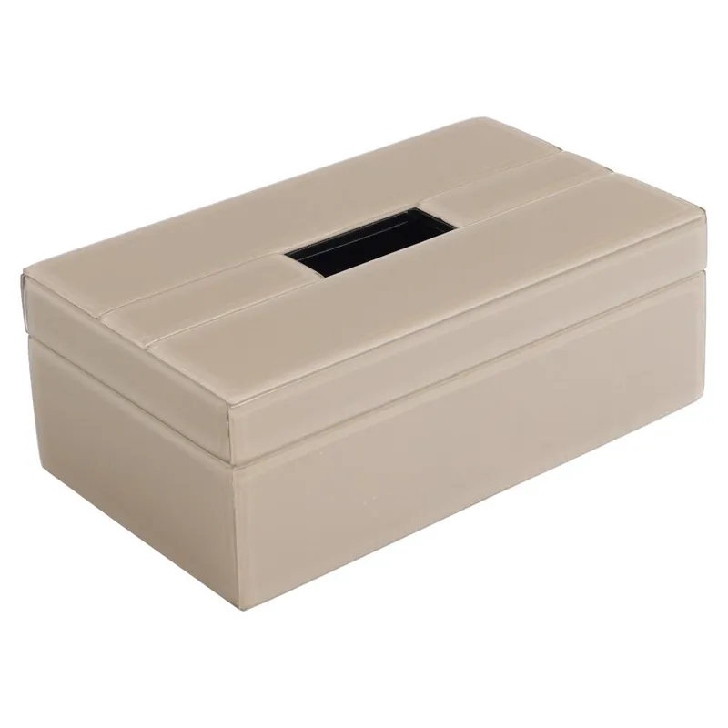 Bestpreis Richmond Interiors Dekoratives Objekt Viper taupe tissue box
