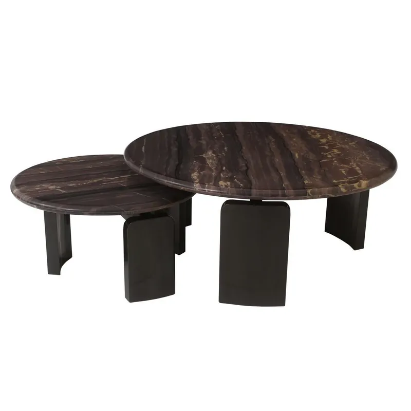Richmond Interiors Couchtisch Menton burgundy (Set of 2) Expressversand