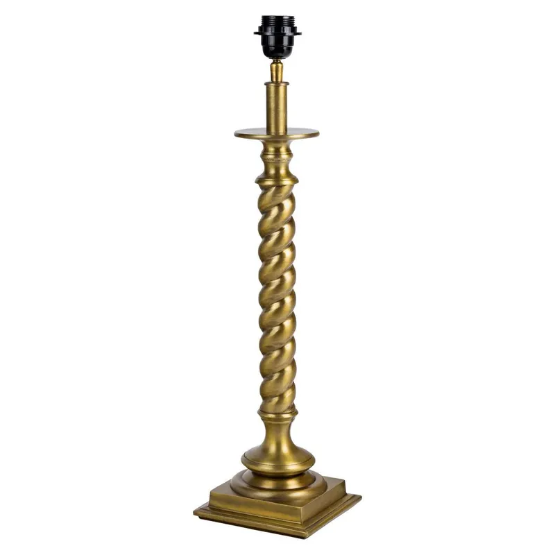 Direktkauf Richmond Interiors Tischlampe Slone brass antique
