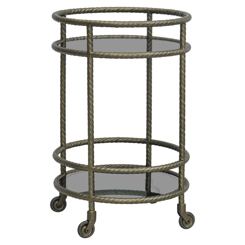 Sofort Bestellen Richmond Interiors Servierwagen Macallan brass antique