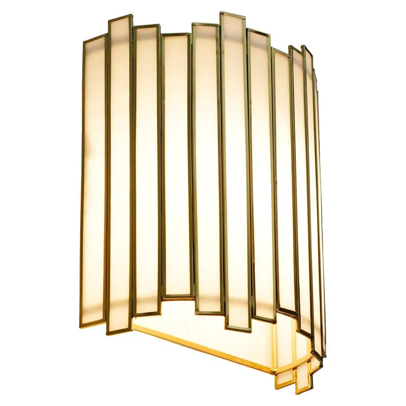 Neu Im Sortiment Richmond Interiors Wandlampe Lima brass antique