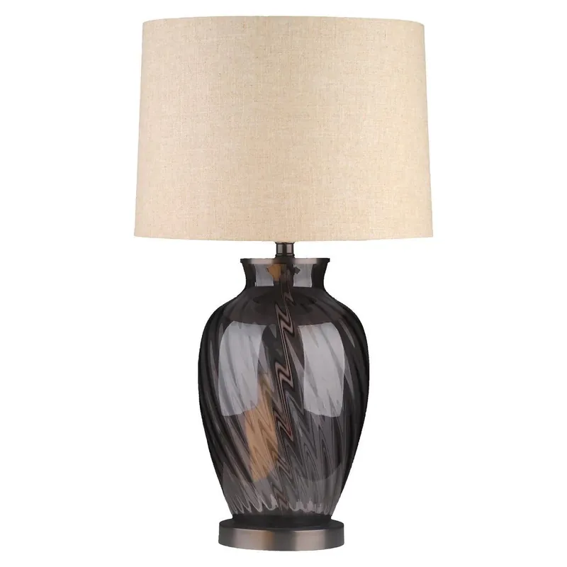 Must-Have Richmond Interiors Tischlampe Rowan smoke