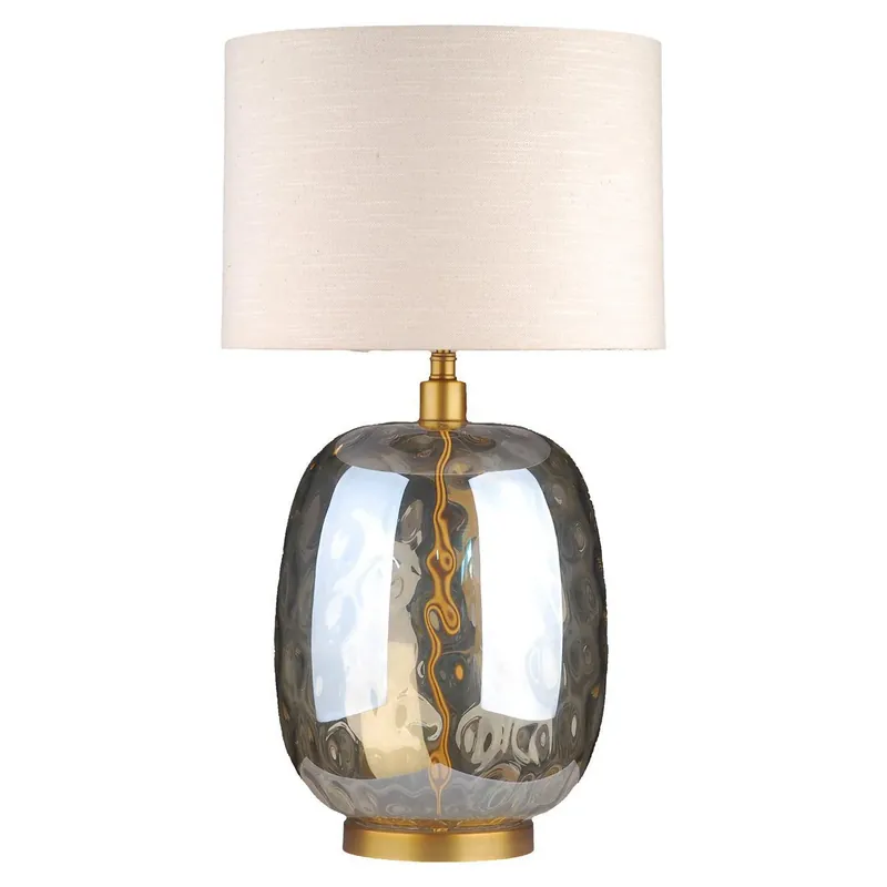 Garantierte Lieferung Richmond Interiors Tischlampe Ember amber