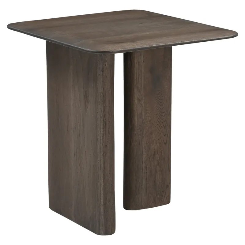 Richmond Interiors Beistelltisch Castello Smoked charchoal oak top Sichere Zahlung