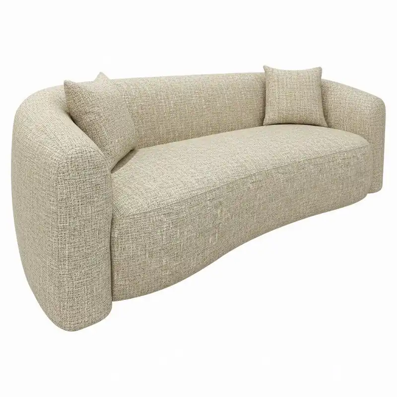Nur Für Kurze Zeit Richmond Interiors Sofa Luxandra sand tweed fire retardant