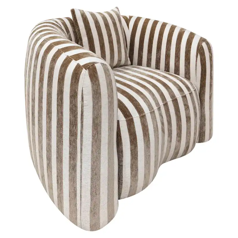 Top-Seller Richmond Interiors Lounge Stuhl Luxandra stripes sand
