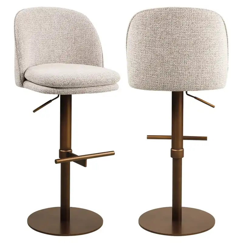 Richmond Interiors Barhocker Vesper mocca fancy Angebot