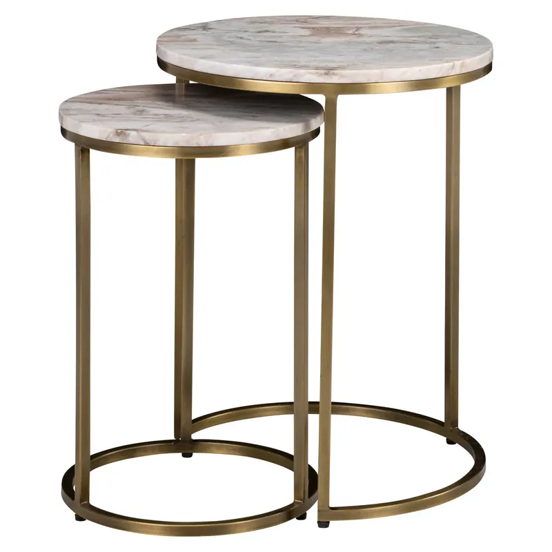 Must-Have Richmond Interiors Beistelltisch Bottega Blush beige (Set of 2)