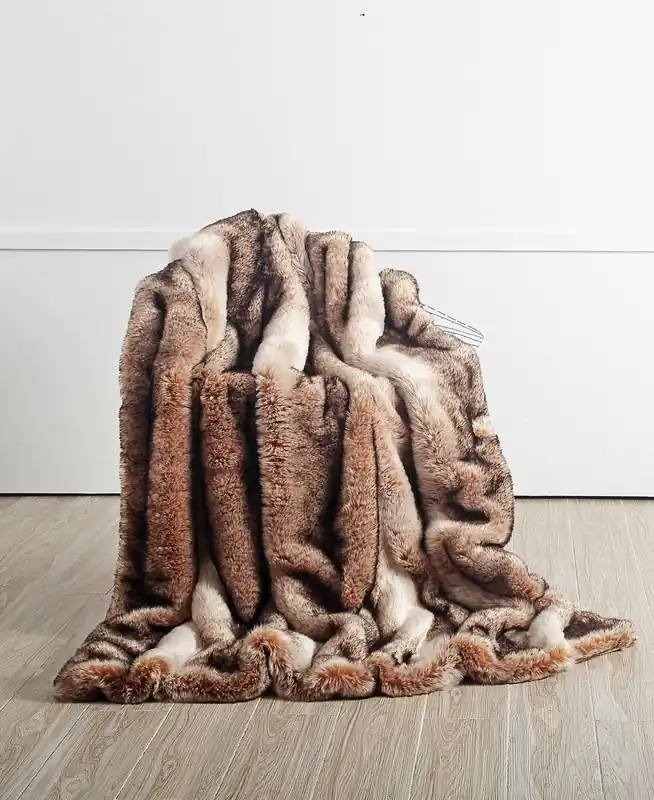 Star Home Webpelz Decke Nutria Kunstfell Faux Fur Braun Melliert Webpelz Decke Fur Collection Jetzt Bestellen