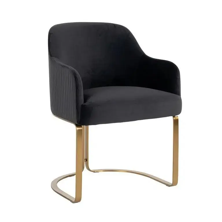 Richmond Interiors Hadley Esszimmerstuhl Dining Chair Anthrazit Samt Angebot