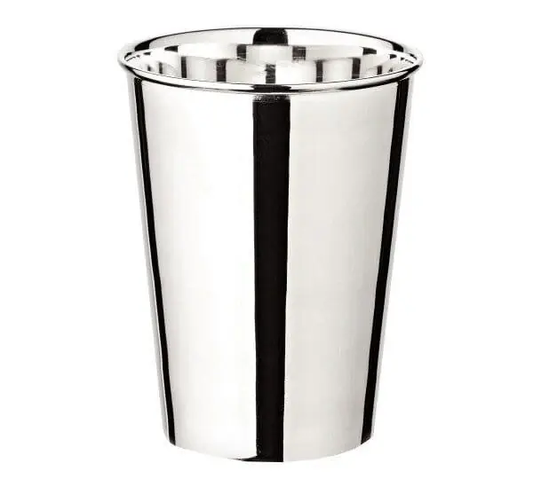 Edzard 4er Set Silberbecher Trinkbecher Becher Mido, edel versilbert, Höhe 10 cm Zertifiziert