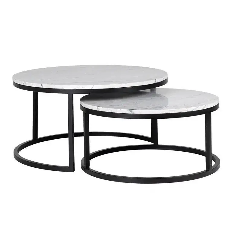 Richmond Interiors Couchtisch Lexington 2er-Set weiß Direktkauf