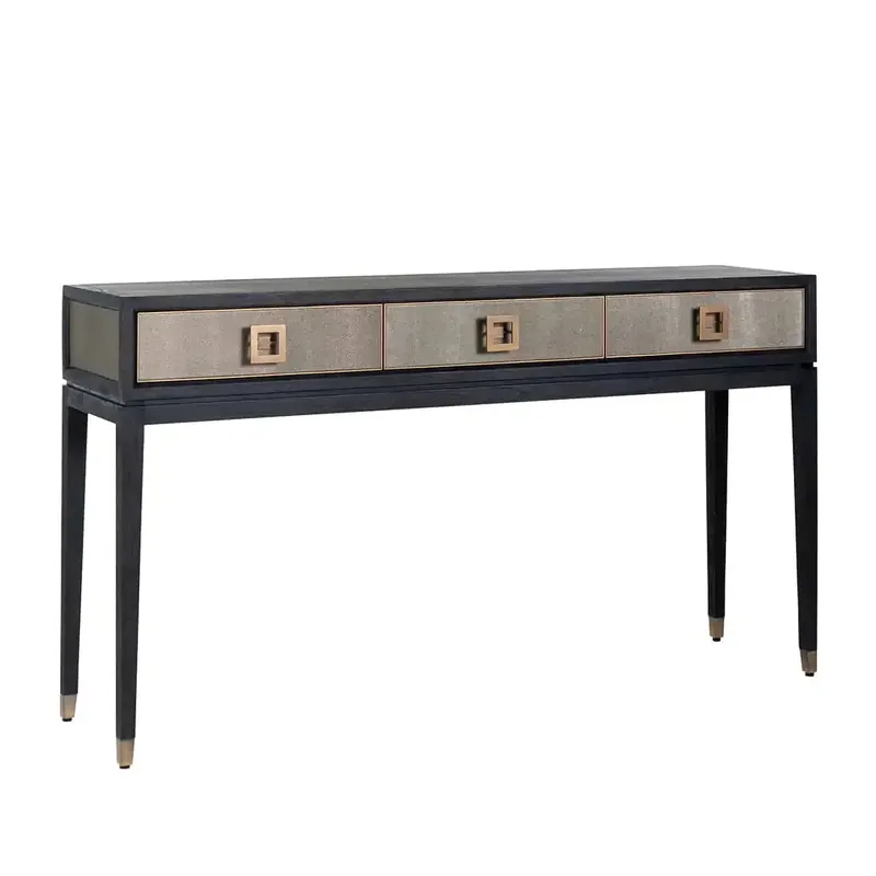 Richmond Interiors Konsolentisch Bloomingville 3-Schublade (Gold) Preisreduziert