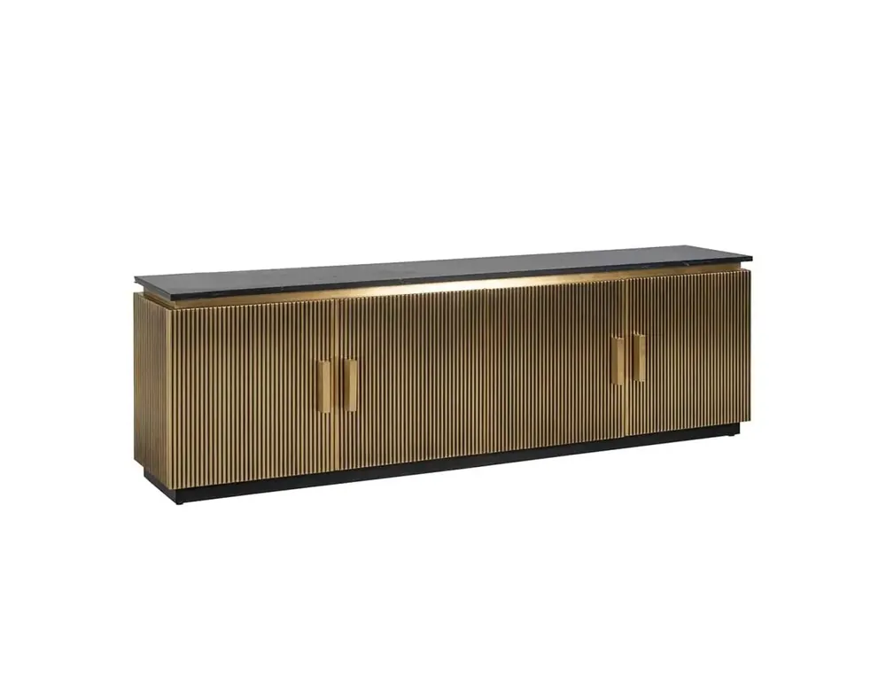 Richmond Interiors TV-Sideboard Ironville Fernsehkommode 4-türig Günstig