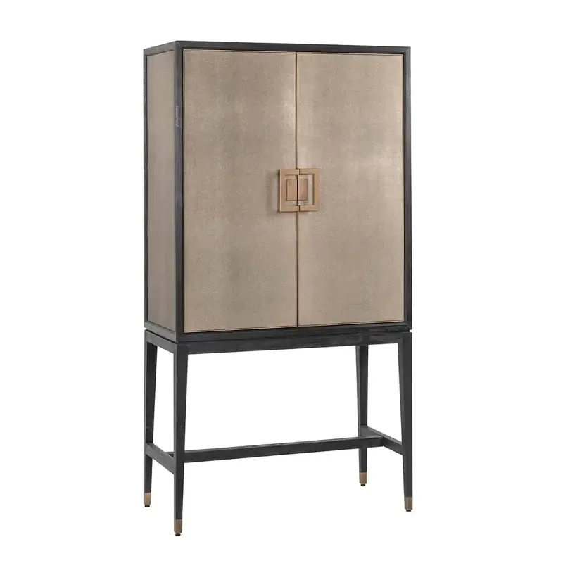 Richmond Interiors Barschrank Bloomville 2-türig (Gold) Angebot