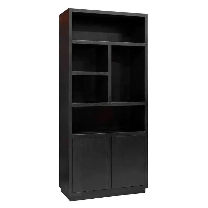 Richmond Interiors Regal Bücherschrank Schrank Oakura 2-Türen Kracherpreis