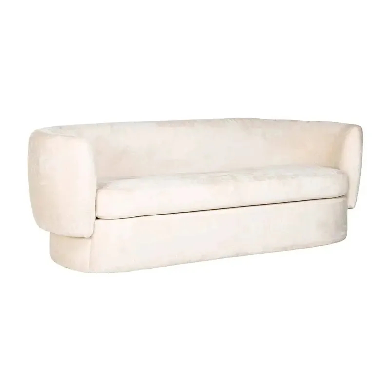 Preiswert Richmond Interiors Couch Donatella white chenille fire retardant (FR-Bergen 900 white chenille)
