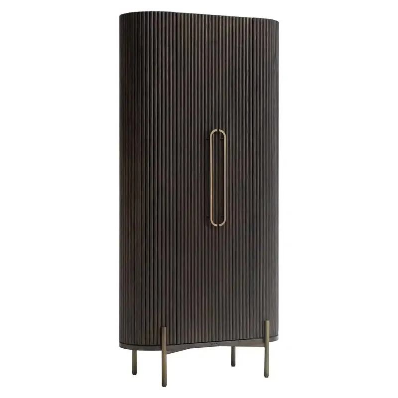 Abverkauf Richmond Interiors Regal Hängeschrank Schrank Luxor 1-türig (Braun)