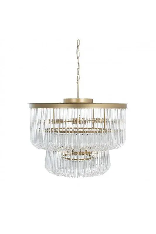 Markenprodukt Richmond Interiors Design Hängelampe Romy (Brushed Gold)