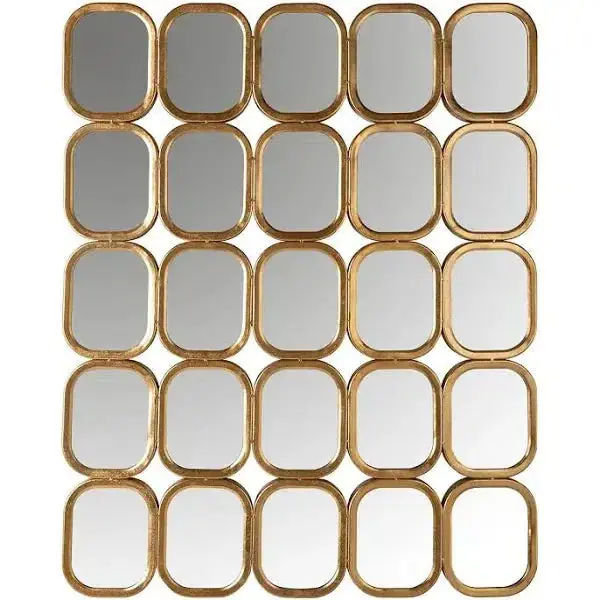 Heißes Angebot Richmond Interiors Spiegel Marila mit 25 Spiegel (Gold)